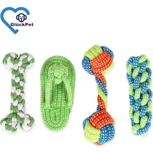 Pet Dog Toys for Large Small Dogs Toy Interactive Cotton Rope Mini Dog Toys Ball for Dogs Accessories Toothbrush Chew Puppy Toy