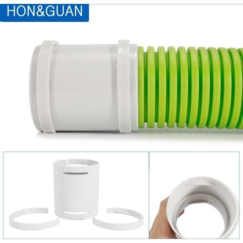 Hon&Guan 75mm ABS Ducting Pipe Connector With Snap-on Installation for Joining Flexible Ducting Hose to Round Fittings Air Vents