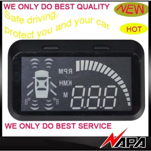 Hot selling car hud head up display with front and reversing sensor bsd blind-spot detection obd connecter for hyundai Kia