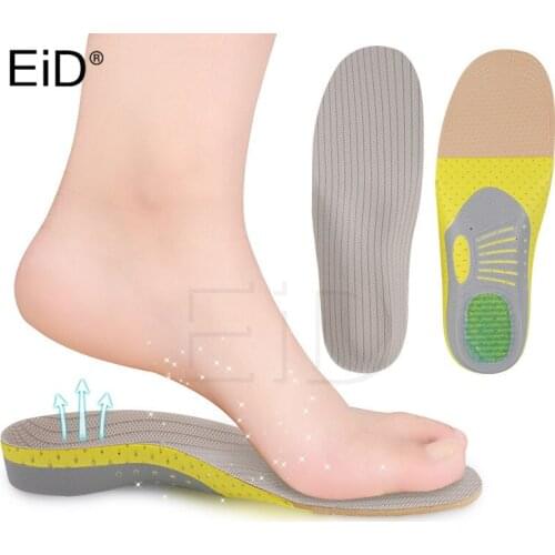 Unisex High quality PVC Orthotic insole for Flat foot Shoe Insoles High Arch Support orthopedic Pad for Correction OX Leg Health