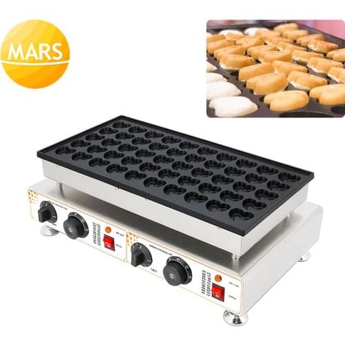 Industrial Poffertjes Grill Waffle Maker Stainless Steel Mini Pancakes Machine 25 Holes Nonstick Pan Cake Machine 220V 110V