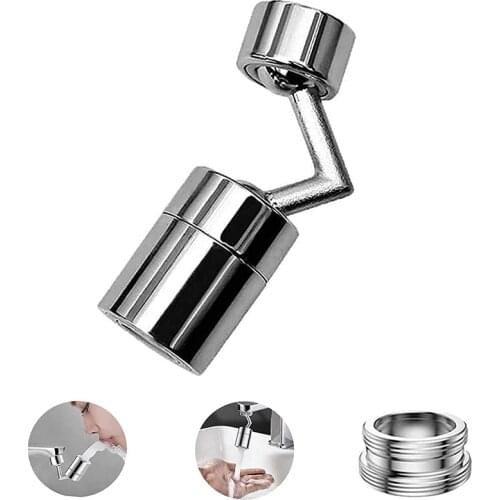 720 Degrees Splash Filter Faucet Spray Head Anti Splash Filter Faucet 22-24mm Movable Kitchen Tap Water Saving Nozzle Sprayer