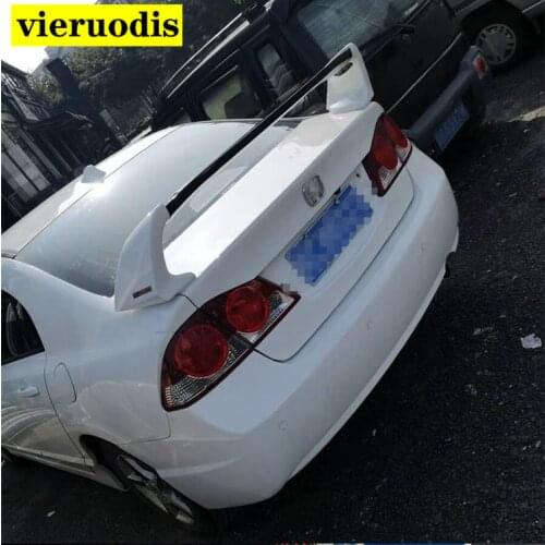 For Honda FD2 FD1 Civic Spoiler ABS Material Car Rear Wing Primer Color Rear Spoiler For Honda FD1 Civic Spoiler 2006-2011