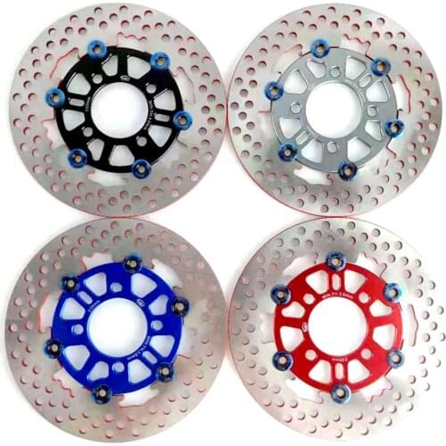 Universal 4 hole aluminum alloy floating disc motorcycle disc brakes 220*55 mm front disc brake For Honda msx modification