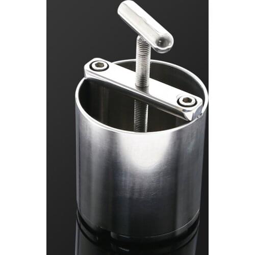 BALL SQUEEZER CHAMBER Scrotum Pendant Testicle Squeezer Device Stainless Steel Ball Stretchers Slave Sex Toys For Men Heavy BDSM