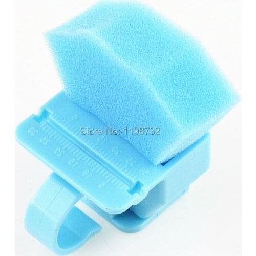 1 Set High Quality Dental Endo Blue Finger Ring Endodontic File Ruler Guage Dentist Equipment Product Free Shipping