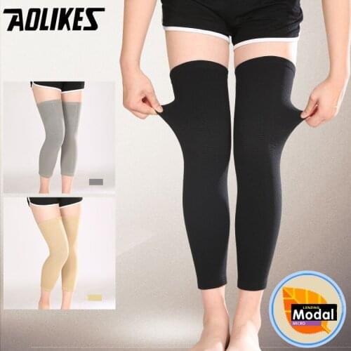 2pcs/lot Sports Fall Winter Women Heat Thermal Knee Pad Support Joint Protector Soft Thin Leg Thigh Shin Breathable Protection