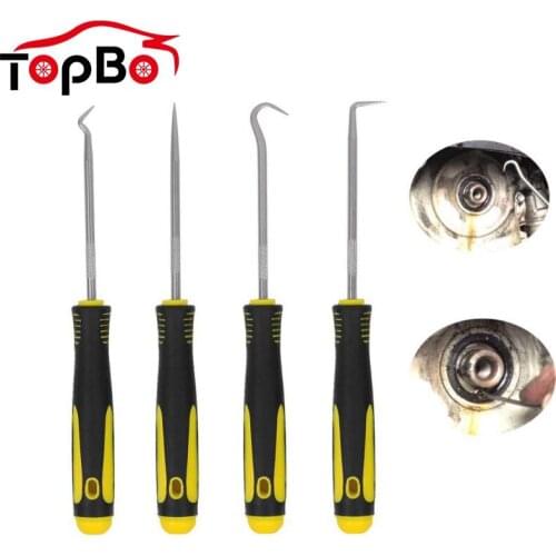 4Pcs Auto Car O-Ring Oil Seal Tools Scraper Removal Extractor Puller Rubber Screwdriver Car Hook Craft Hand Tools