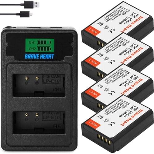 Bateria LP E10 Battery pack for Canon 1100D 1200D 1300D Rebel T3 T5 KISS X50 X70 camera accessories