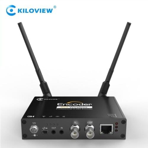 Wireless IPTV streaming 4G WIFI encoder, H264 SDI to IP RTMP SRT RTSP converter