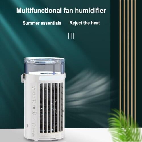 ZK30 Household Low-noise Air Conditioner Multifunctional Refrigeration Fan Humidifier Portable USB Air Cooler Desktop Fan