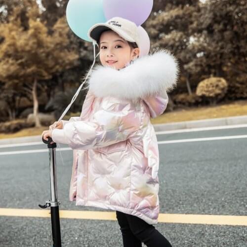 Childrens Down Jacket for girl 2020 winter Teenager clothes girls snowsuit Children Outerwear Kids parkas Girl down coat 2-6Y