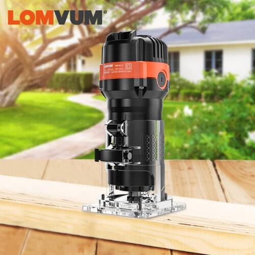 Electric Trimmer Woodworking Router Wood Hand Milling Machine EU 220V Milling Cutter Trimming Slotting Cutting Tools