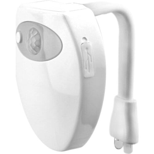 Induction Toilet Lamp UV Sterilizer Germicidal Disinfection UVC LED Lamp LED RGB Purple Light Toilet Closestool Lamp Night Light