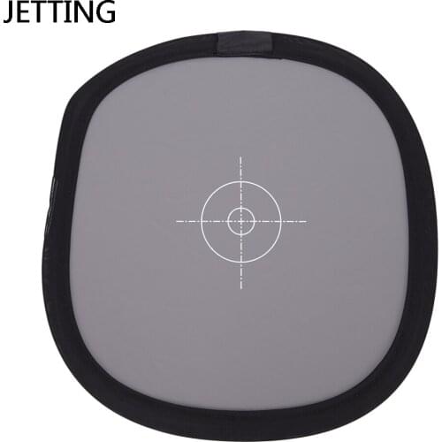 JETTING 12 " Inch 30cm 18% Foldable Gray Card Reflector White Balance Double Face Focusing Board with Carry Bag