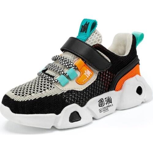 Boys Sneakers Summer Mesh Children Shoes Boys Sports Shoes Fashion Casual Kids Sneaker Outdoor Training Breathable Running Shoes