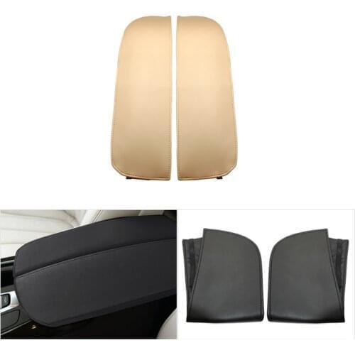 Microfiber Leather Car Center Console Lid Armrest Cover Case Protection Trim For BMW X5 E70 2007 - 2013 / F15 2014 - 2017 2018