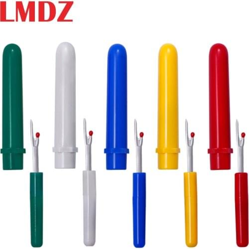 LMDZ Seam Ripper Cross Stitch Sewing Tools Sharp Stitches Removed Tool Safe Plastic Handle Craft Thread Cutter