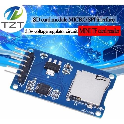 Micro SD Card Mini TF Card Reader Module SPI interfaces with level converter chip 5V/3.3V For Arduino DIY KIT