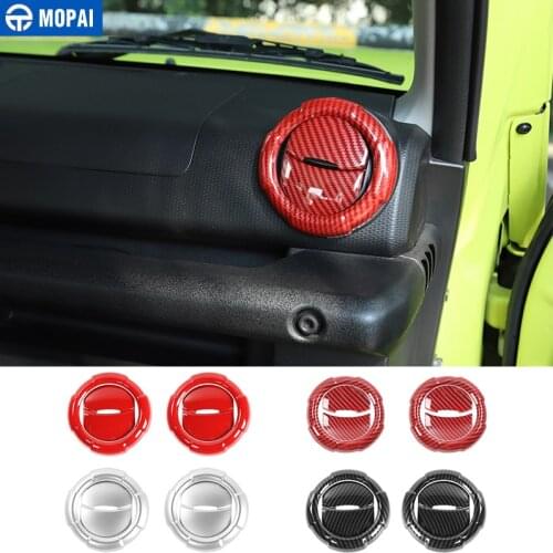 MOPAI Interior Mouldings for Car Air Conditioning Air Vent Outlet Decoration Cover Stickers for Suzuki Jimny 2019+ Accessories