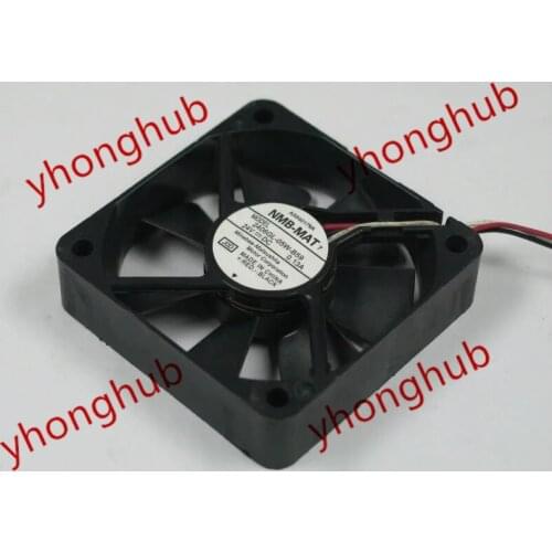 NMB-MAT 2406GL-05W-B59 J0D DC 24V 0.13A 3-Wire 60x60x15mm Server Cooling Fan