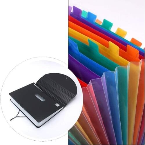 12 cells Double business card Collection Card Book Rainbow Edition A4 folder