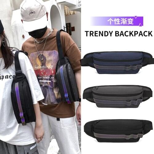 Casual Canvas Chest Bags For Men Fanny Pack Luxury Crossbody Shoulder Purse Male Belt Bags Men Waist Bags Lesure Bum Bag