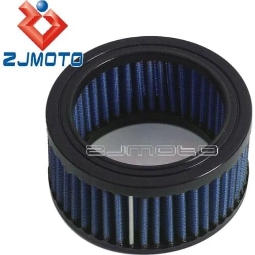 E-3120 Universal Blue Round Cotton Air Filter 0.2 oz (6 ml) 76mm Motorbike Accessories 73mm Inside 98mm Outside Air Cleaner