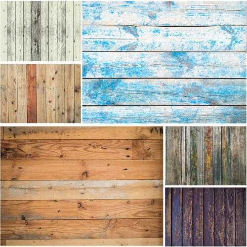 ZHISUXI Vinyl Retro Wooden Floor Children Baby Portrait Photography Backdrops For Photo Studio Background Props 21417 JTW-05