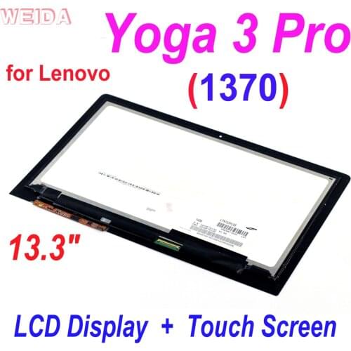 AAA+ 13.3" LCD For Lenovo Yoga 3 Pro 1370 LTN133YL03 LCD Display Touch Screen Digitizer Assembly with Frame for Lenovo Yoga3 Pro