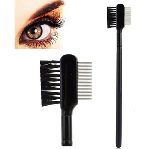 1PCS Eyelash Curler Beauty Makeup Lash Separator Metal Eyelash Brush Comb Mascara Curl Beauty Makeup Cosmetic Tool 7Styles