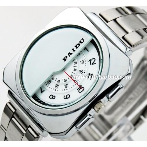 2019 Paidu Brand Men Full Stainless Steel Digital Pointer Unique Design Precision Invented Male Business Military Sports Watches