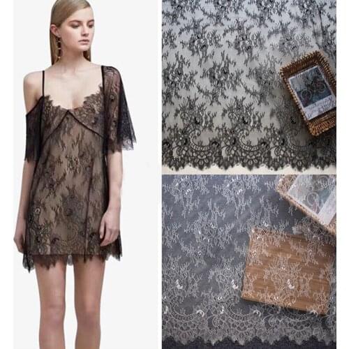 3M Africa Lace High Quality Lace Fabric White Black Diy Exquisite Lace Embroidery Clothes Super Wedding Dress Accessories