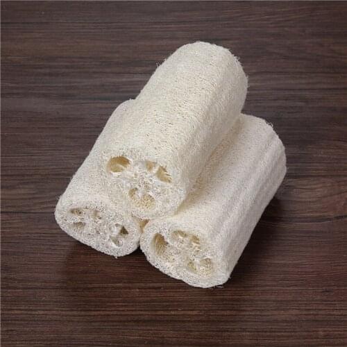 3 Pack of Organic Loofahs Loofah Spa Exfoliating Scrubber Natural Luffa Body Wash Sponge Remove Dead Skin Made Soap