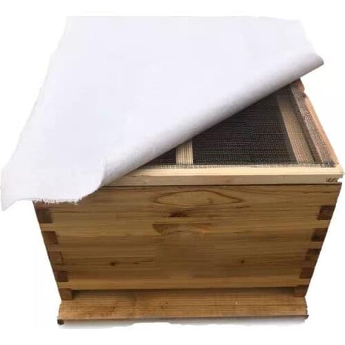 30pcs bee cloth Lockstitch hive cover clothes Breathable heat insulation propolis collection cloth beekeeper beekeepi tools
