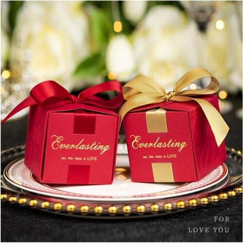 5pcs Noble style 3.2inch Wedding Favor Big Sweet Gift Bags Candy Box Wedding Baby Shower Birthday Guests Event Party Supplies