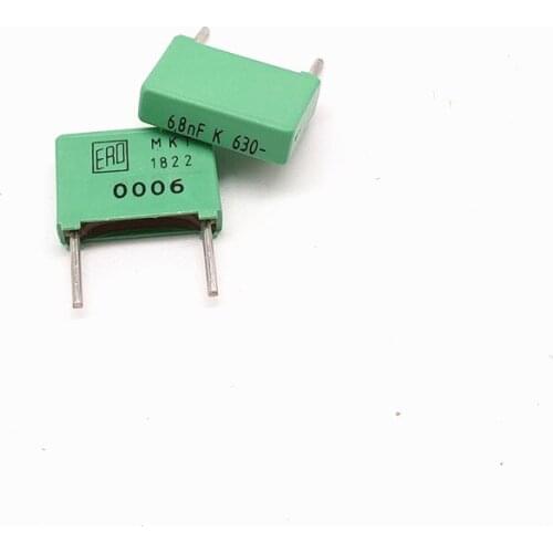 5pcs Original MKT-1822 Series 630V 6800PF 0.0068uF Fever Film Capacitor Correction Capacitor