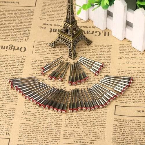 50Pcs 2.35mm Shank Dental Lab Jewelry Beauty Polishing Wheel Mandrel Burs Diamond Cutting Disc Cut-off Wheel Holder Rotary Tools