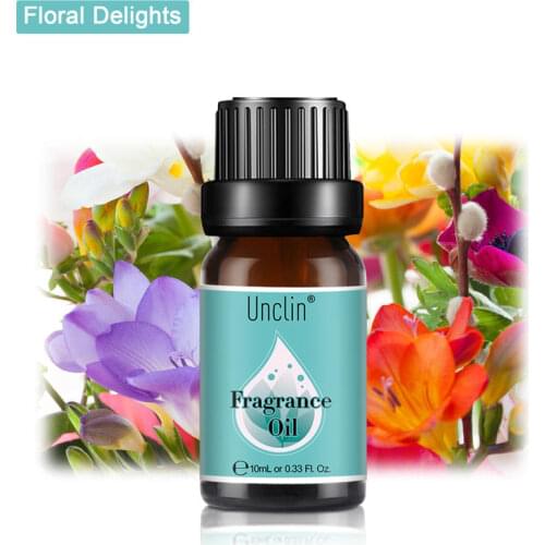 Unclin 10ml Floral Delights Fragrance Oil For Humidifier Black Opium Aventus Jadore Angel Chance SFloral Delights Essential Oils