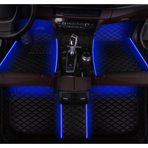 Car Floor Mats LED Interior Lights Kit For Benz GLC class AMG sport SUV 2017-2018 Car Accessories