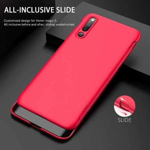 GKK 2 in 1 Slide Case for Huawei Honor magic 2 Case Double Protection Armor Shockproof Matte Cover for Huawei Honor magic 2 case