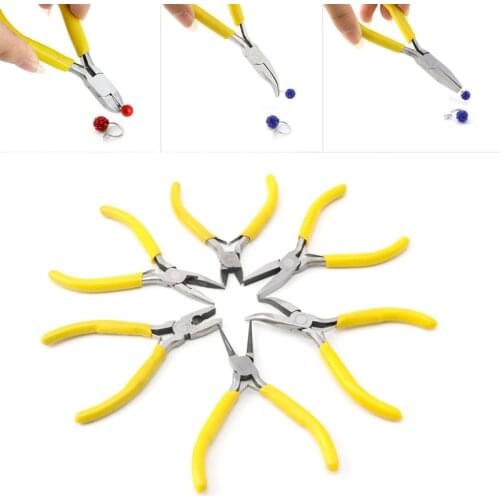 JAVRICK 1PC Jewelry Finding Beading Crafting Making Tool Pliers Handmade Nipper Repair Tool Jewelry Pliers