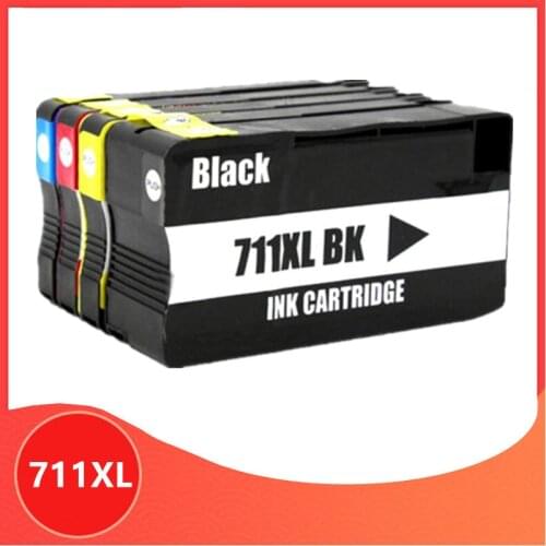 Remanufactured For HP 711 711 XL for HP711 Ink Cartridge 711XL For DesignJet T120 T520 Printer CZ133A CZ130Z CZ131A CZ132A