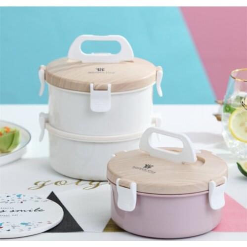 Stainless Steel Lunch Box Multi-Layer Microwave Bento Box Portable Food Container Picnic Lunchbox For Office Workers Student