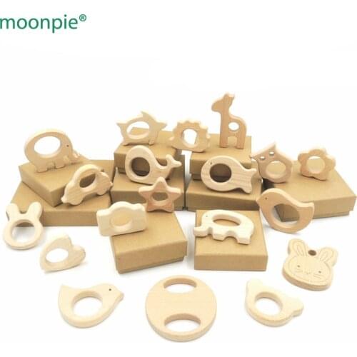 Baby Wooden Teethers Moonpie China