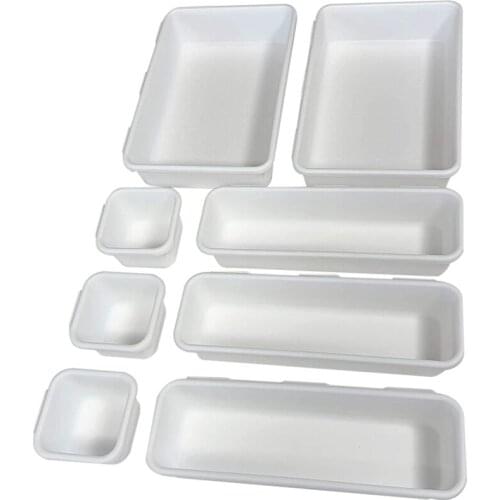 Drawer Organizer (8 PCS) - Interlocking Desk Organizer Tray Drawer Dividers Snap Together For Custom Layout Non Slip
