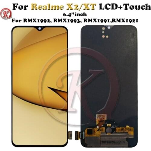Original 6.4 inch For Oppo Realme X2 RMX1991 / Realme XT RMX1921 LCD DIsplay Touch Screen Digitizer Assembly Replacement