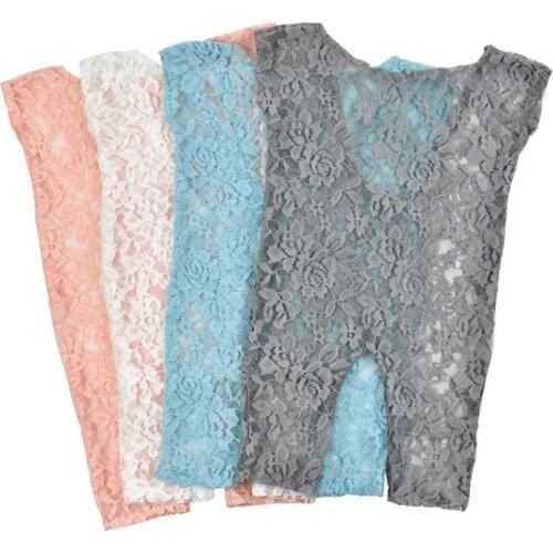 Newborn Photography Props Baby Girl Lace Jumpsuit Props Clothes Baby Costume Crochet Pants