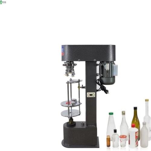 SK-40B Electric Bottle Cap Capping Sealing Machine Single Head Capper Metal Aluminum Cover Locking Machine 220V