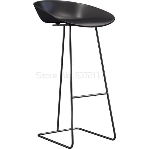 Nordic bar stool wrought iron creative simple bar chair cafe gold bar stool front high stool